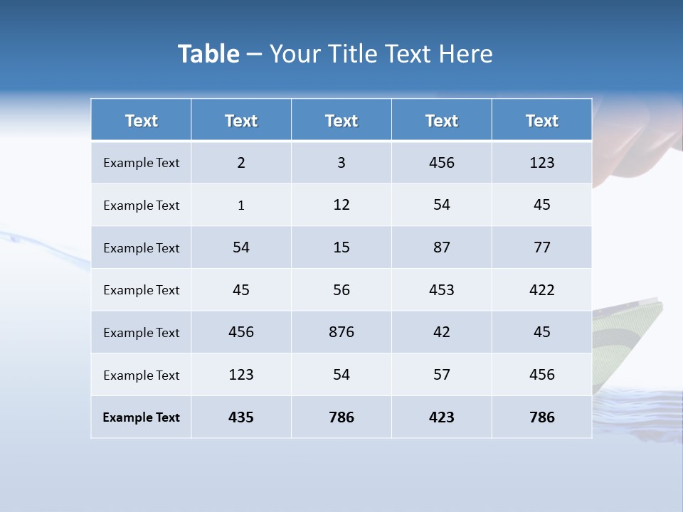 Water Guide Abstract PowerPoint Template
