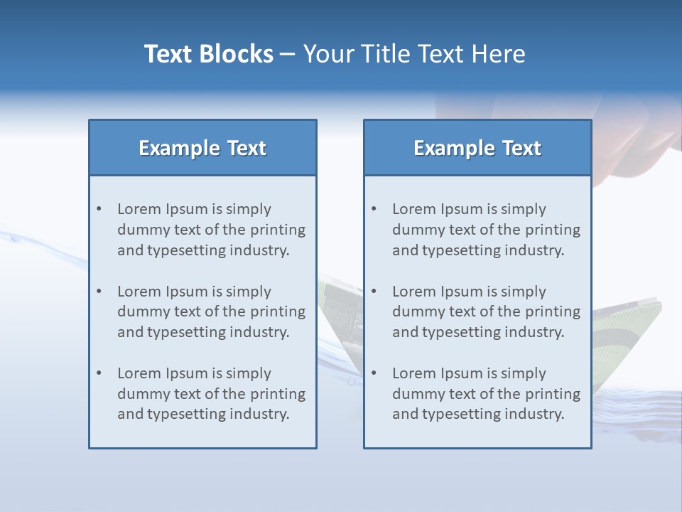 Water Guide Abstract PowerPoint Template