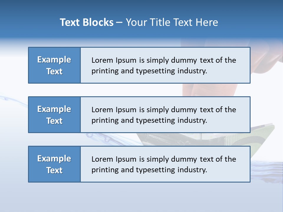 Water Guide Abstract PowerPoint Template