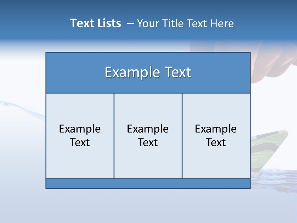 Water Guide Abstract PowerPoint Template