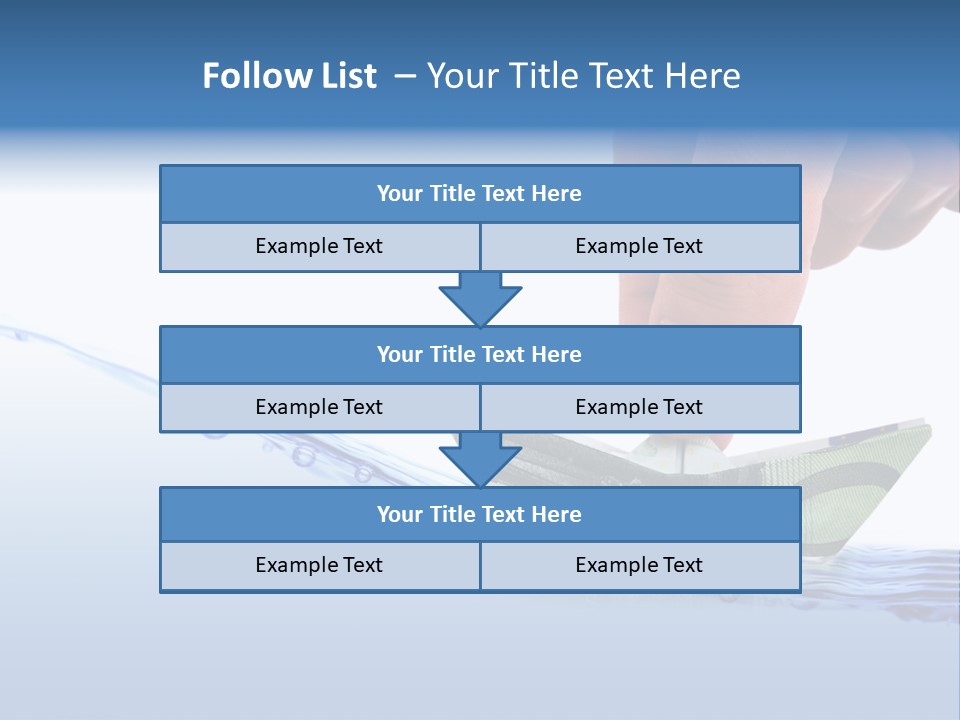 Water Guide Abstract PowerPoint Template