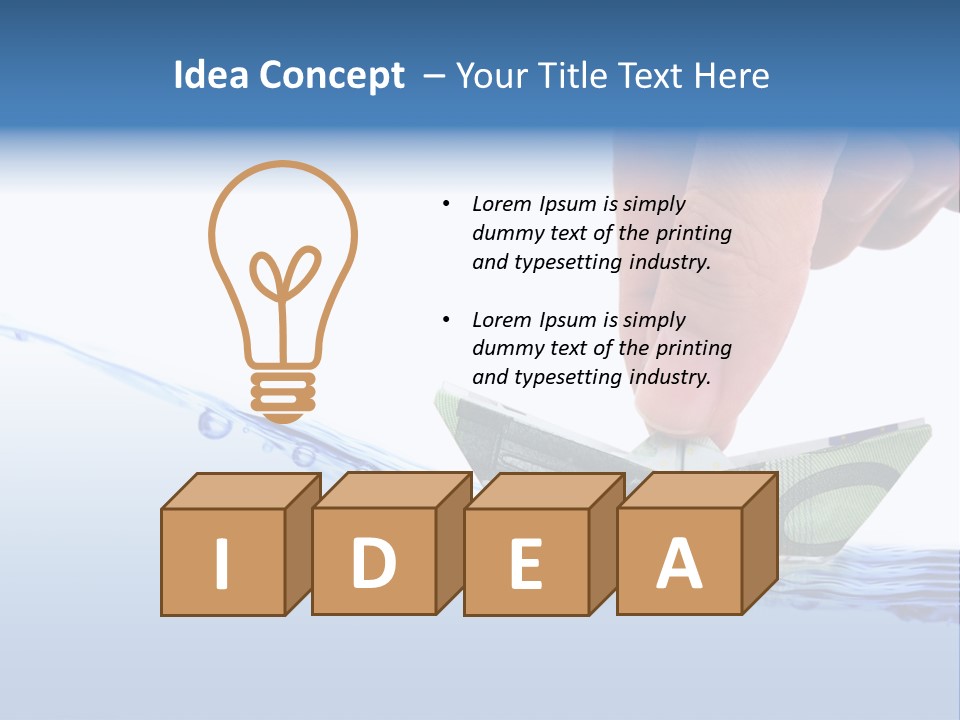 Water Guide Abstract PowerPoint Template