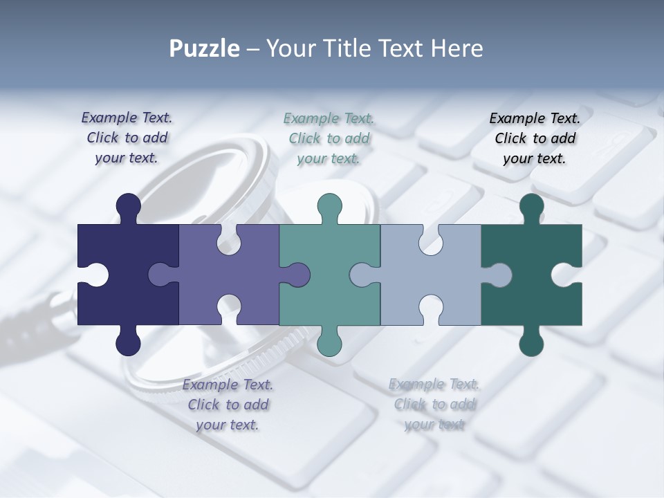Laptop Connection Tool PowerPoint Template