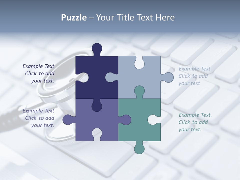Laptop Connection Tool PowerPoint Template