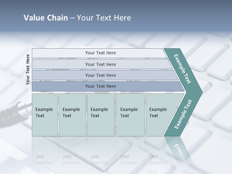 Laptop Connection Tool PowerPoint Template