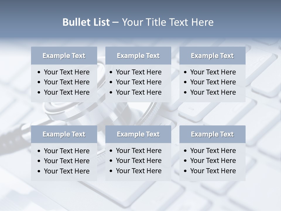Laptop Connection Tool PowerPoint Template