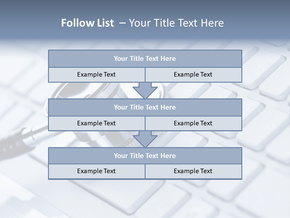 Laptop Connection Tool PowerPoint Template