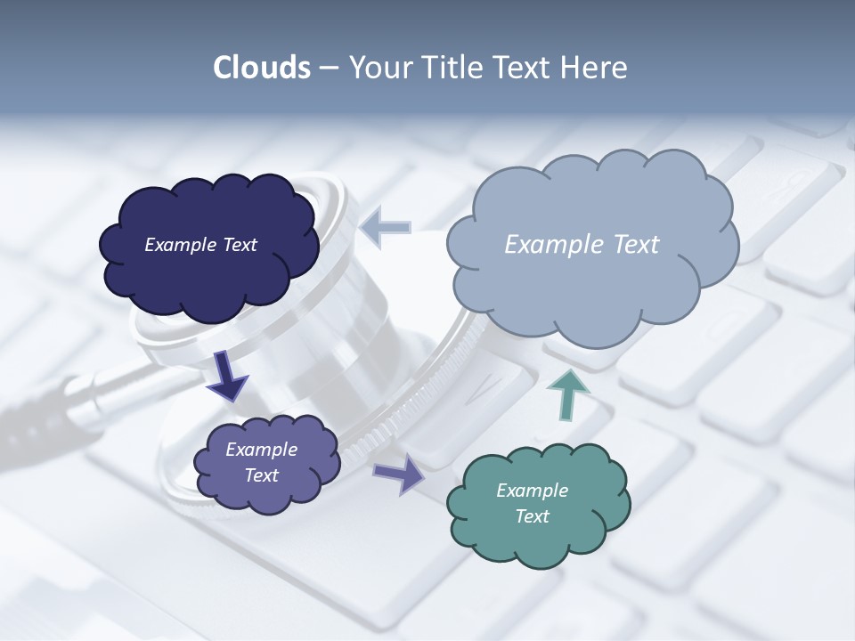Laptop Connection Tool PowerPoint Template