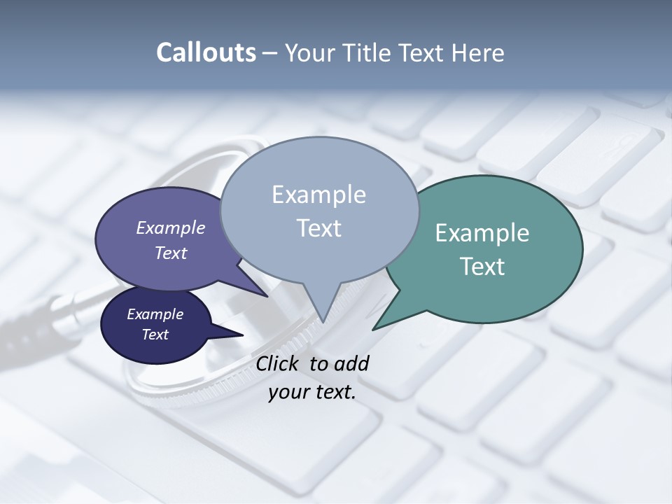Laptop Connection Tool PowerPoint Template