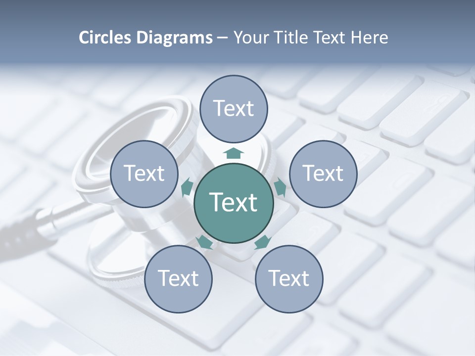 Laptop Connection Tool PowerPoint Template
