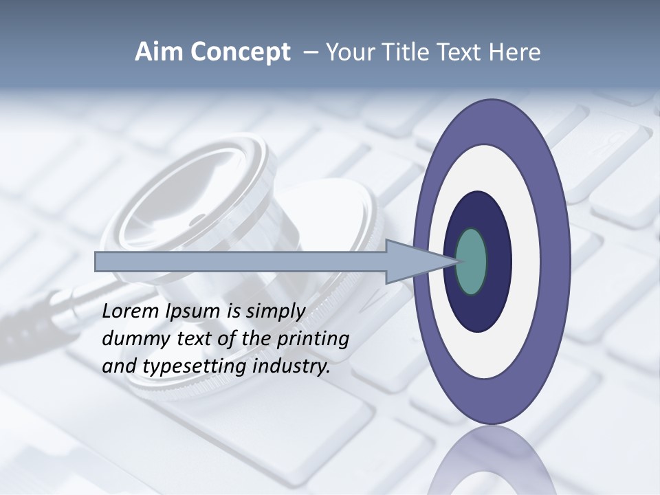 Laptop Connection Tool PowerPoint Template