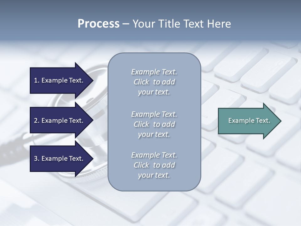 Laptop Connection Tool PowerPoint Template