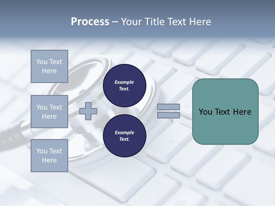 Laptop Connection Tool PowerPoint Template
