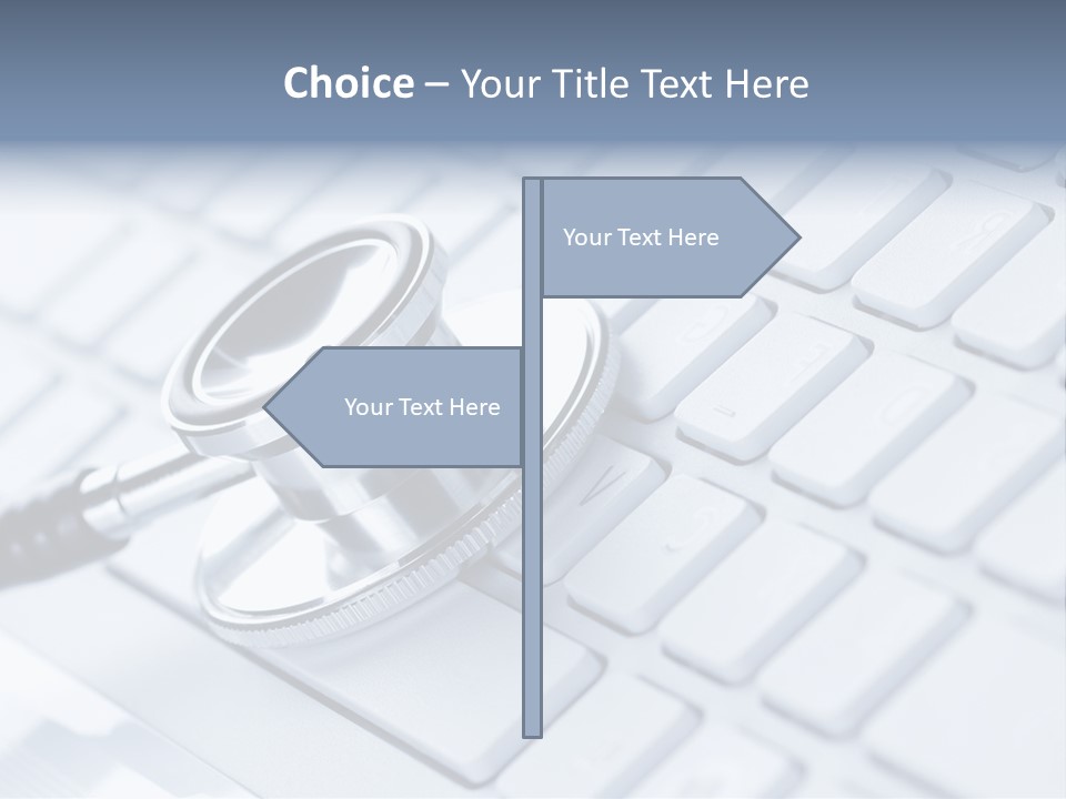 Laptop Connection Tool PowerPoint Template