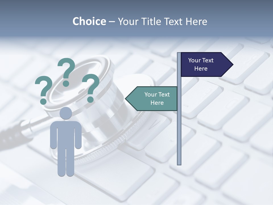 Laptop Connection Tool PowerPoint Template