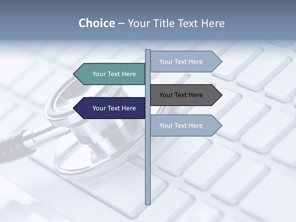 Laptop Connection Tool PowerPoint Template