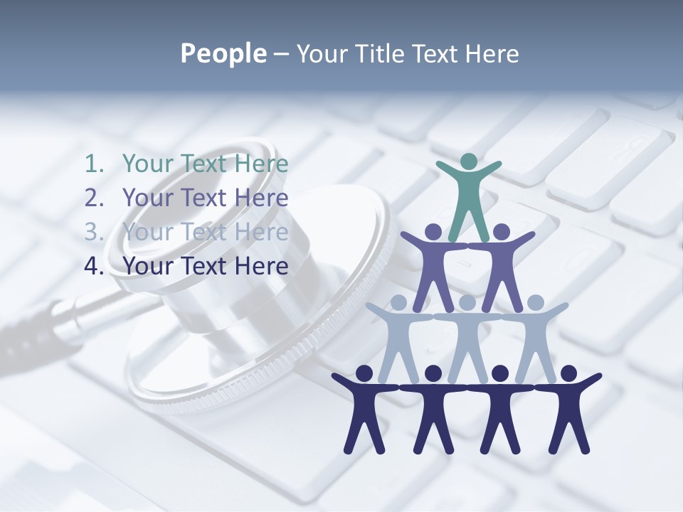 Laptop Connection Tool PowerPoint Template