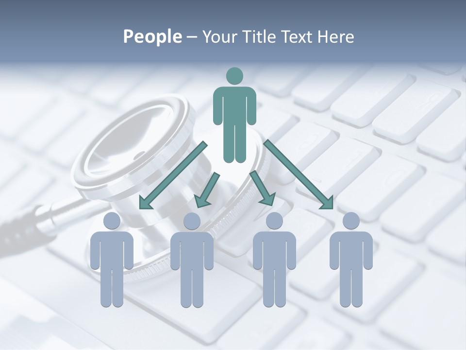 Laptop Connection Tool PowerPoint Template