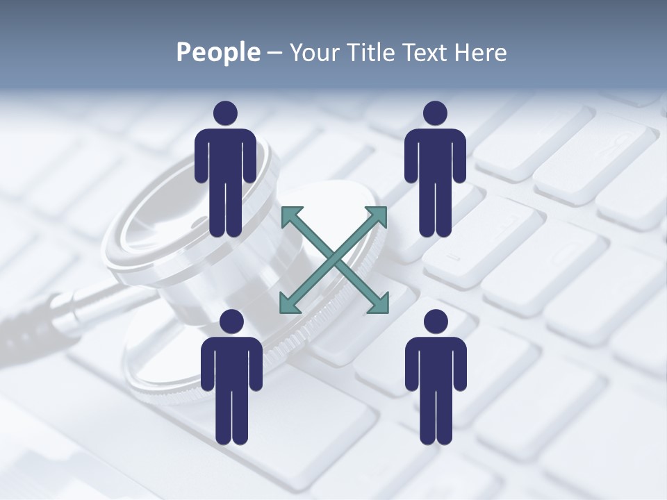 Laptop Connection Tool PowerPoint Template