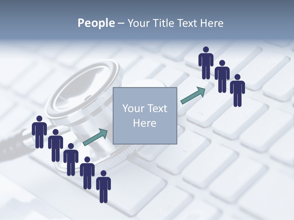 Laptop Connection Tool PowerPoint Template