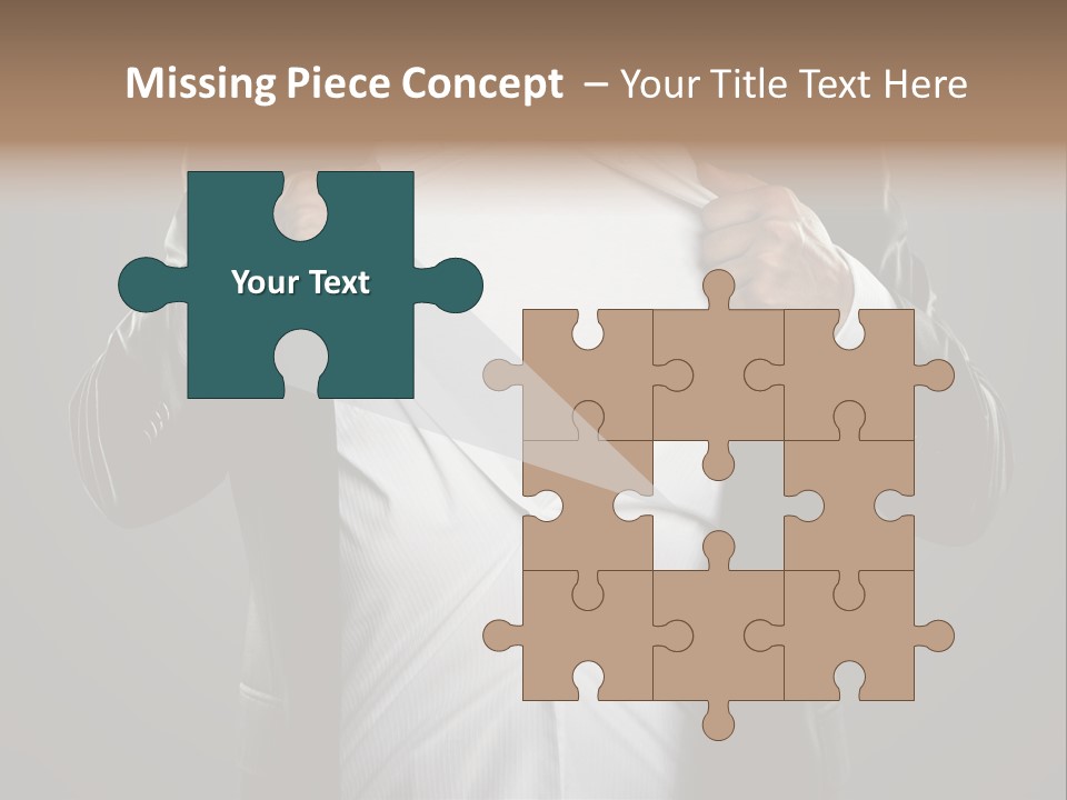 Human Courage Manager PowerPoint Template