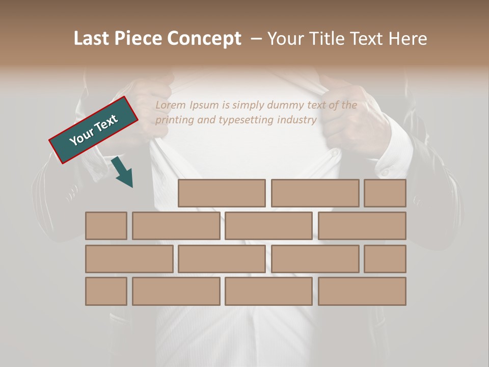Human Courage Manager PowerPoint Template