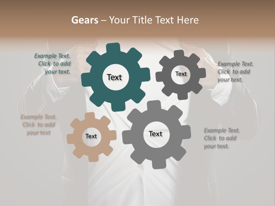 Human Courage Manager PowerPoint Template