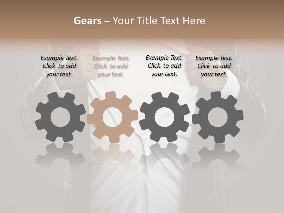 Human Courage Manager PowerPoint Template