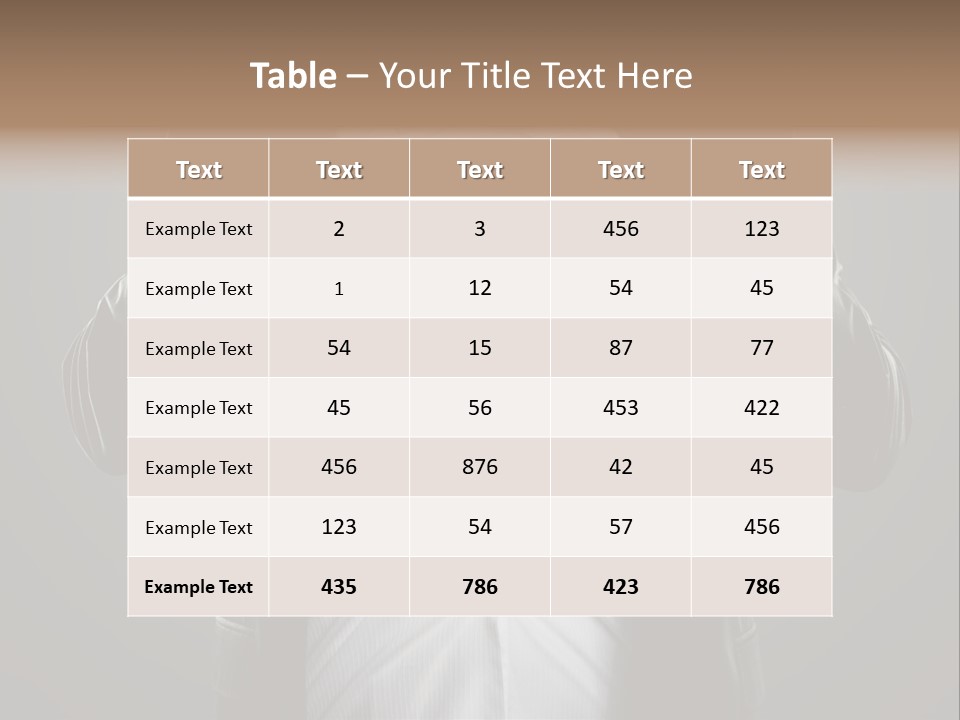 Human Courage Manager PowerPoint Template
