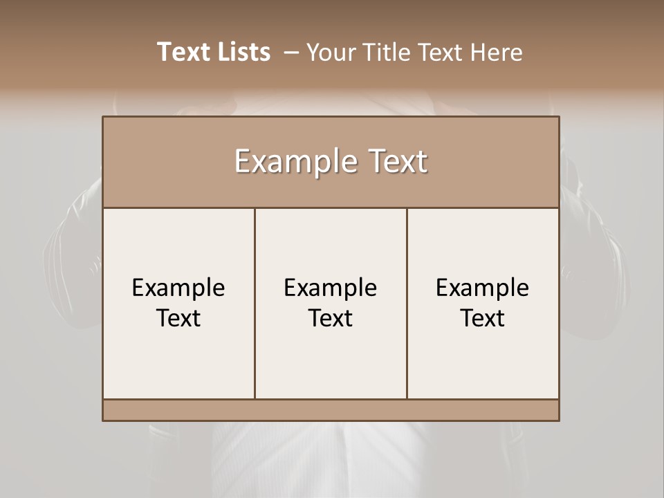 Human Courage Manager PowerPoint Template