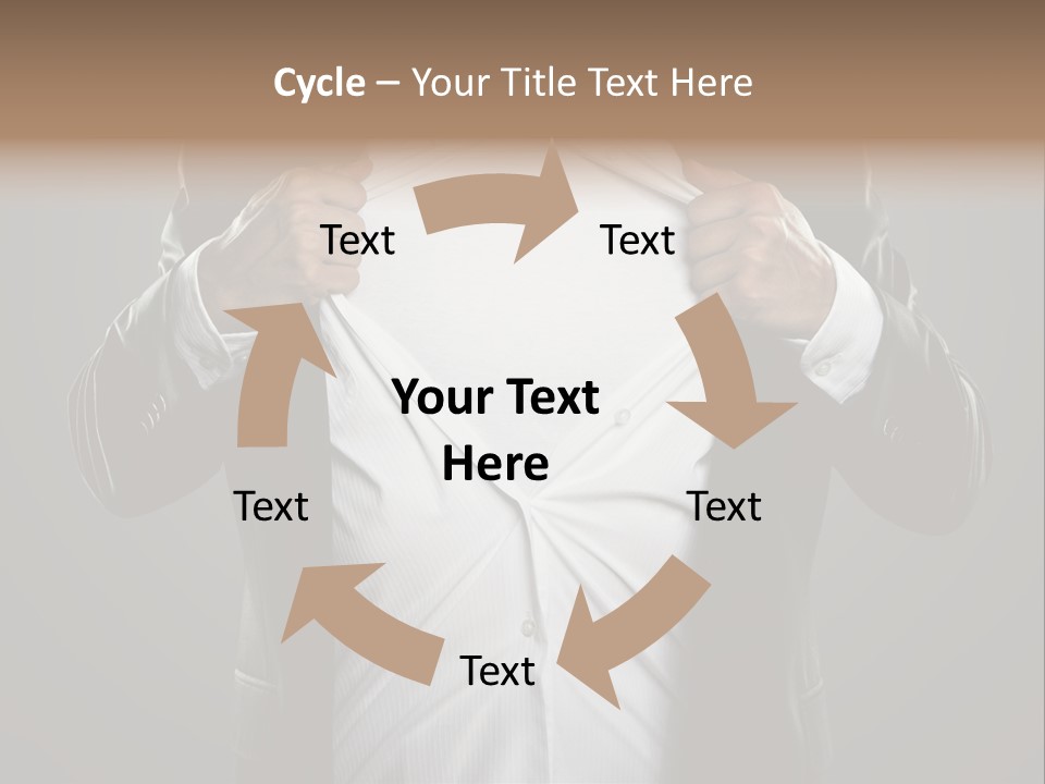 Human Courage Manager PowerPoint Template