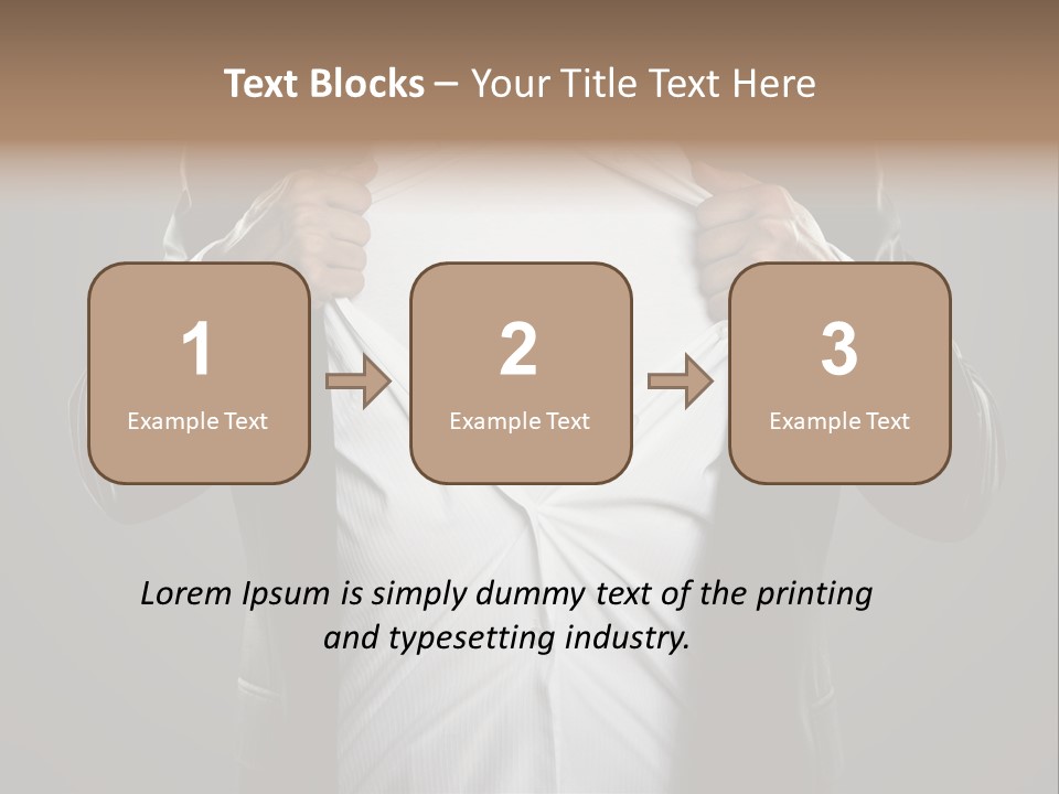 Human Courage Manager PowerPoint Template