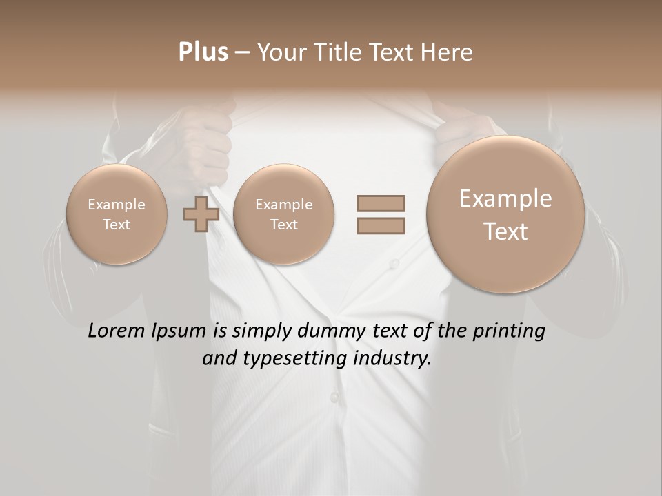 Human Courage Manager PowerPoint Template