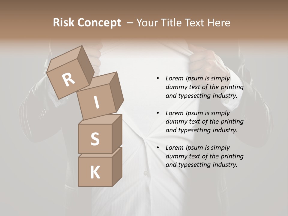 Human Courage Manager PowerPoint Template