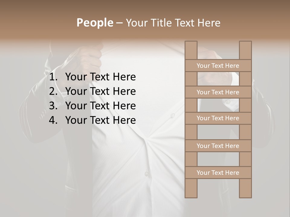 Human Courage Manager PowerPoint Template