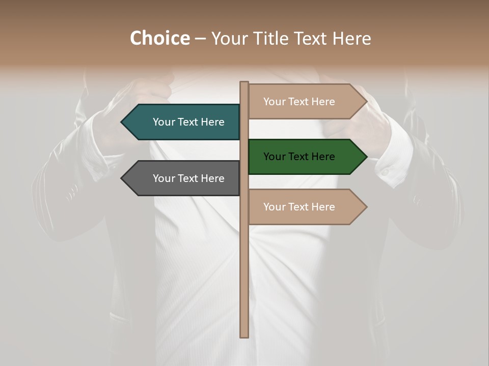 Human Courage Manager PowerPoint Template