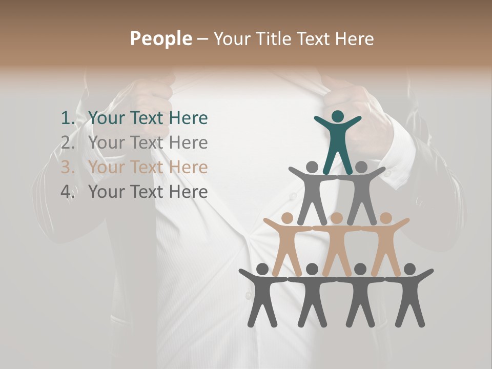 Human Courage Manager PowerPoint Template