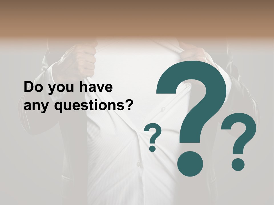 Human Courage Manager PowerPoint Template