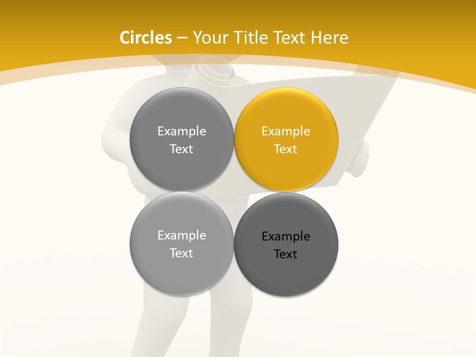 White People Cap PowerPoint Template