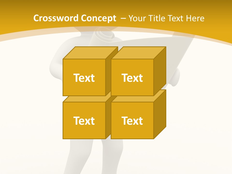 White People Cap PowerPoint Template