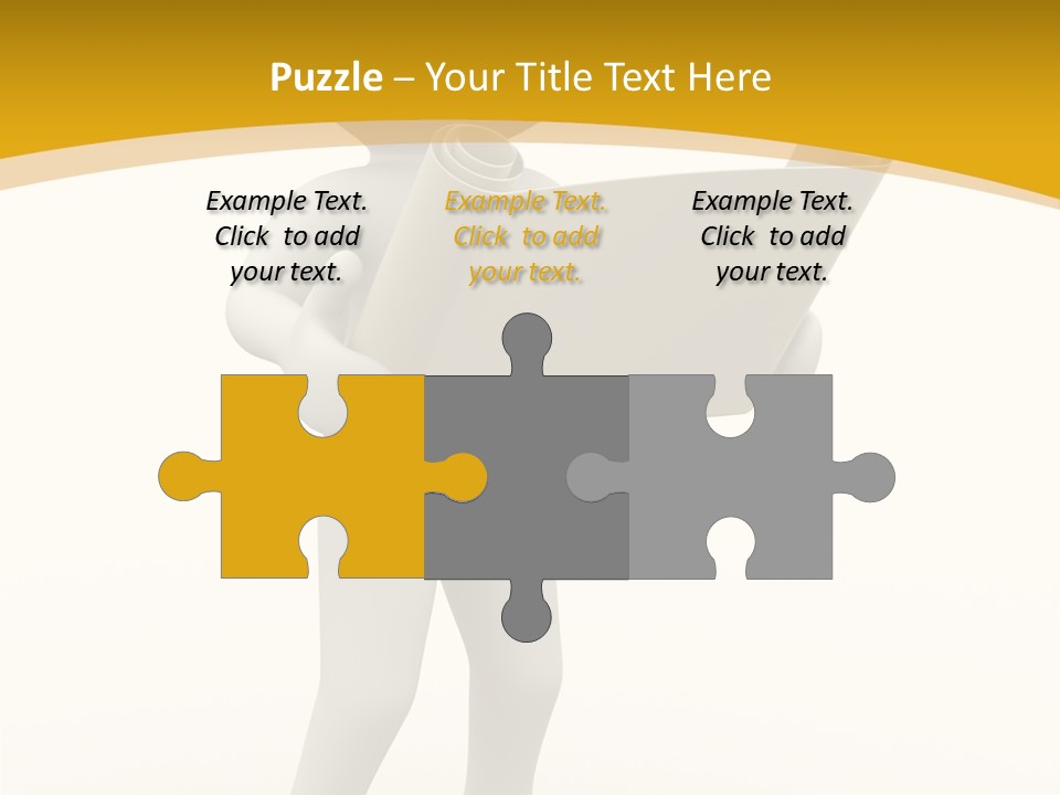 White People Cap PowerPoint Template