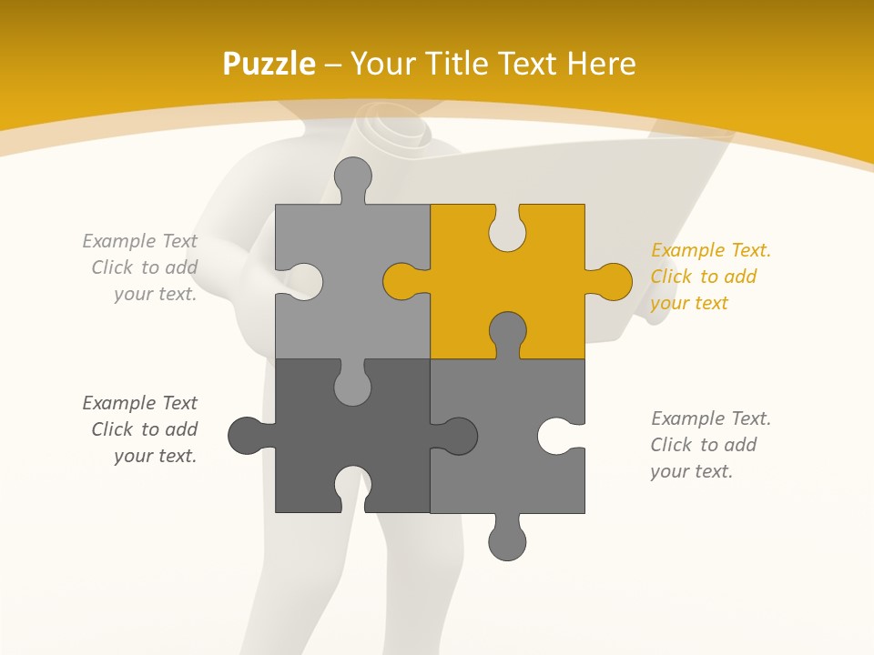 White People Cap PowerPoint Template