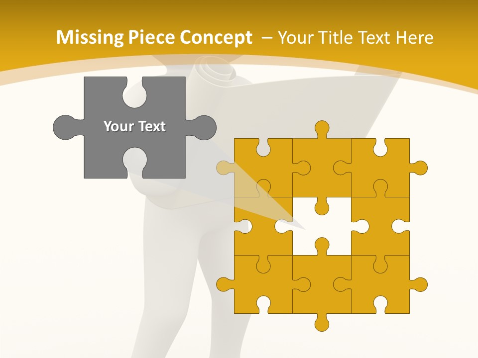 White People Cap PowerPoint Template