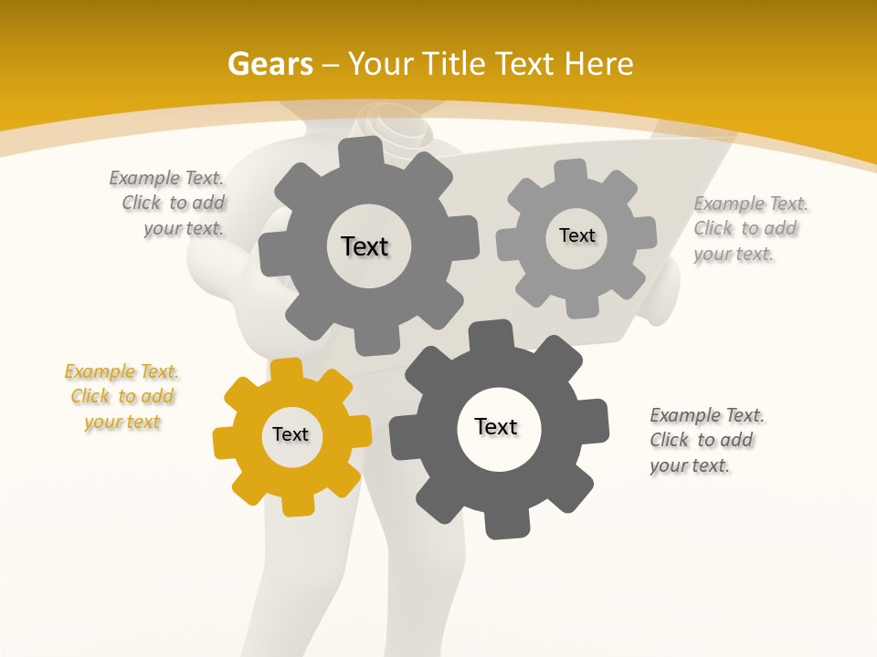 White People Cap PowerPoint Template