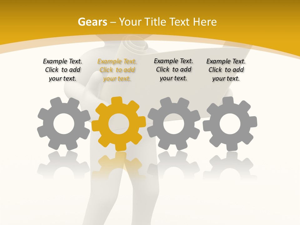 White People Cap PowerPoint Template