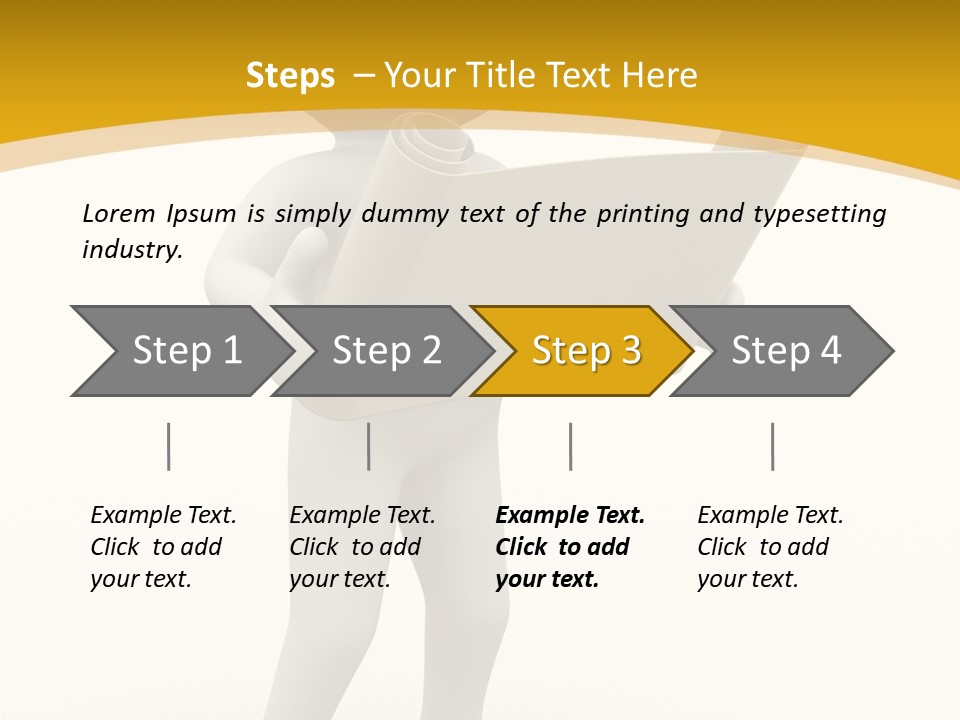 White People Cap PowerPoint Template