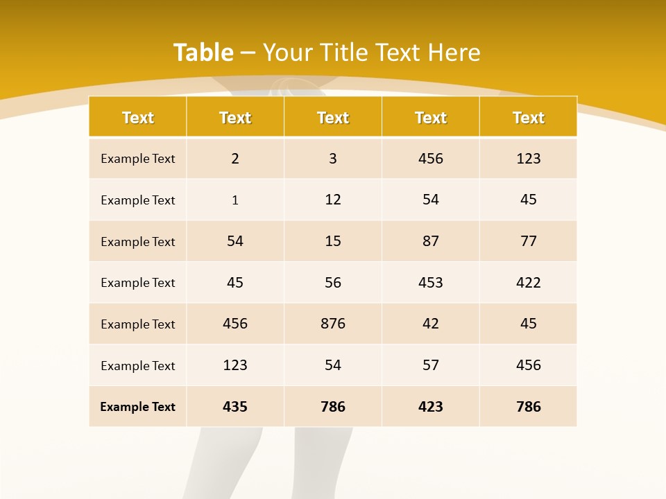 White People Cap PowerPoint Template