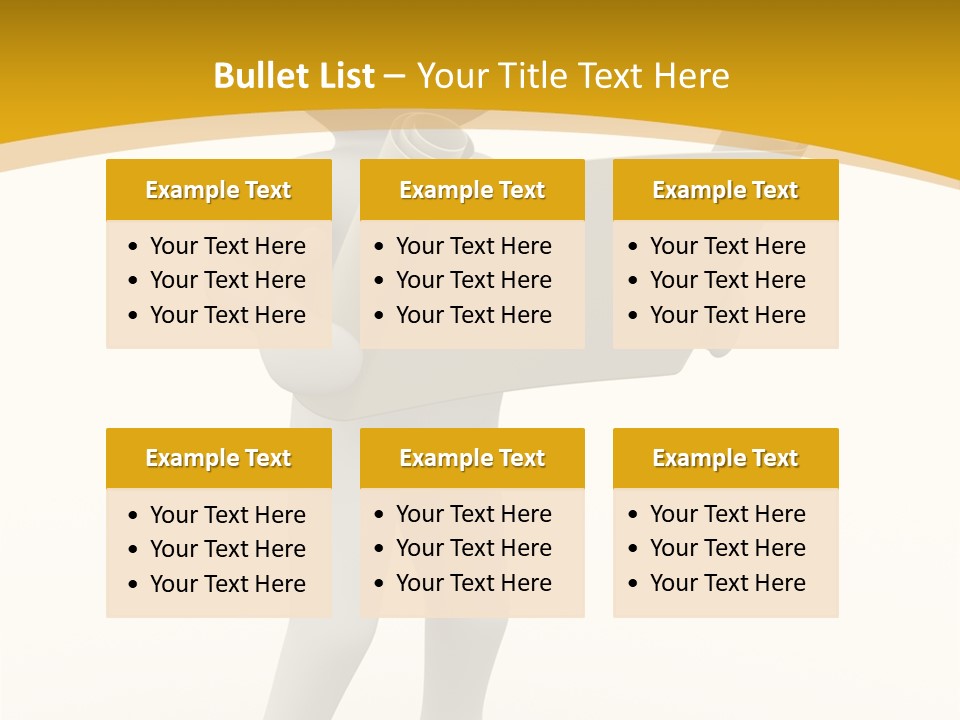 White People Cap PowerPoint Template