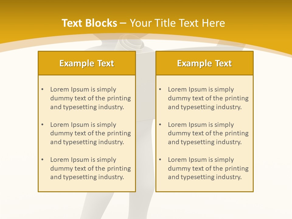 White People Cap PowerPoint Template