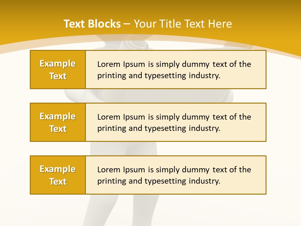 White People Cap PowerPoint Template